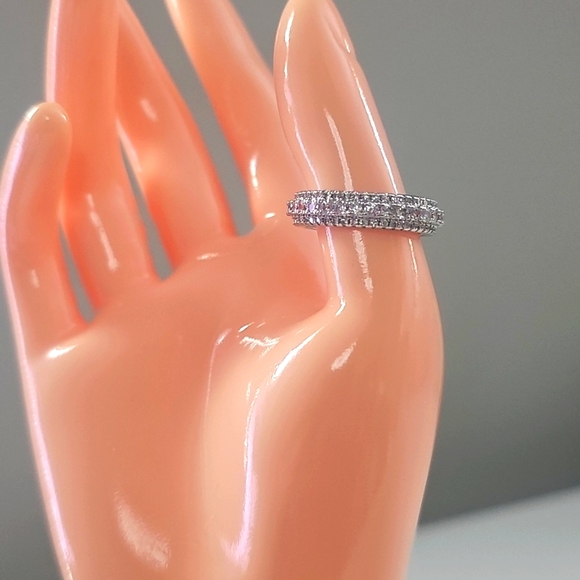 S925 Sterling Silver Fashion Ring | Women's Minimalist Ring | Gift, Engagement - Picture 9 of 10